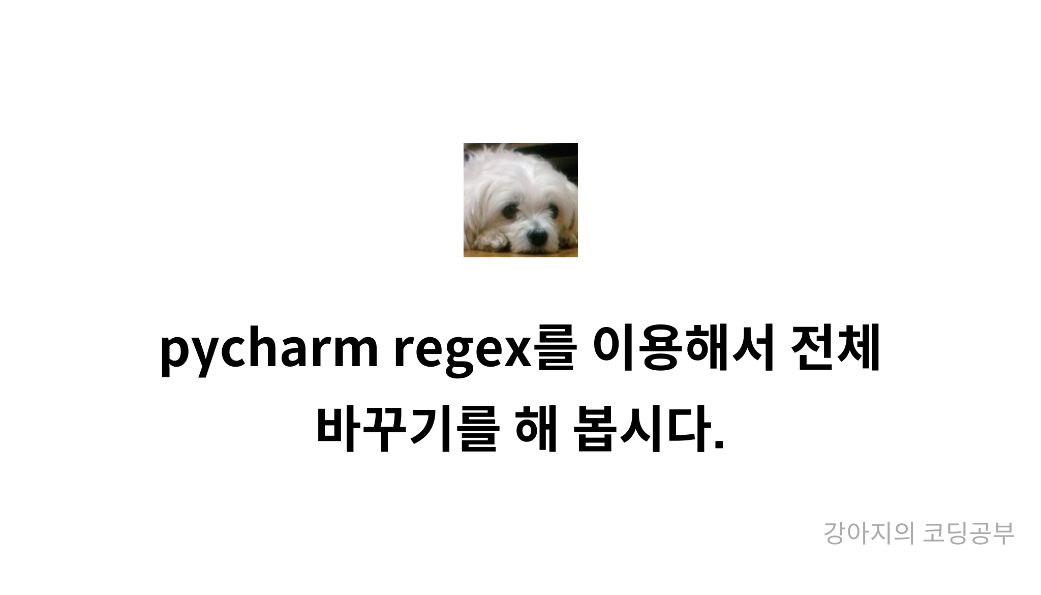 Pycharm Regex Mysetting